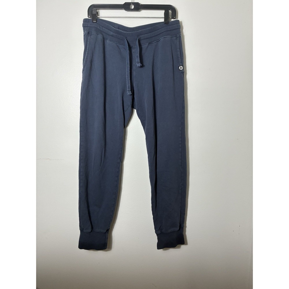 american giant Pull On Sweatpants Blue Women's Large Jogger Style Casual Cotton